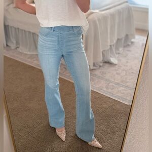 SPANX Light Blue Flare Jeans